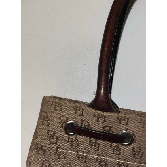 Vintage Dooney & Bourke tan and brown handbag - Picture 10 of 16